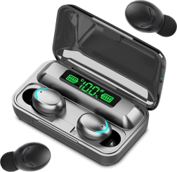 Bezprzewodowe słuchawki Bluetooth z powerbankiem