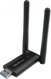Szybki bezprzewodowy adapter USB Wi-Fi DUAL z antenami
