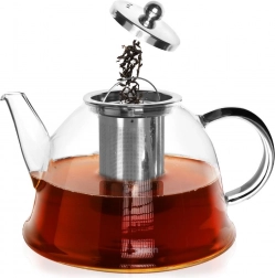 Szklany dzbanek do herbaty z sitkiem ze stali nierdzewnej 1,65 l