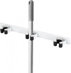 Ścienny uchwyt na mopa, szczotkę i narzędzia – potrójny PROGARDEN