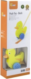 Drewniana pchacz zabawka Kaczuszka Viga