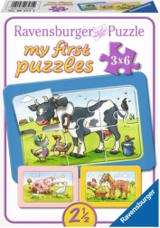 Puzzle 3x6 zwierzątka RAVENSBURGER