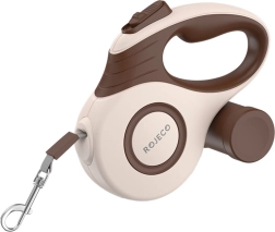 Automatyczna smycz zwijana dla psów Rojeco 5M brązowa
