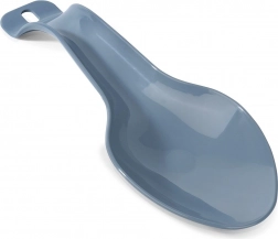 Szara podkładka odkładcza pod łyżkę kuchenną i chochlę