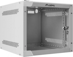 Ścienna szafka 10" 4U, 280 × 310 mm, szara – LANBERG