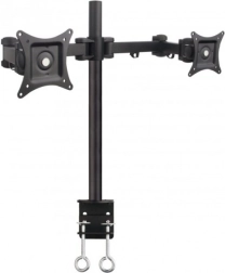 Podwójny uchwyt biurkowy LCD/LED 13-27 cali 2x10 kg