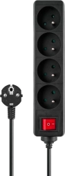 Listwa zasilająca 4 gniazda, 3 m, LZ-14