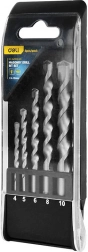 Zestaw wierteł do muru Deli Tools 4–10 mm (5 szt.)