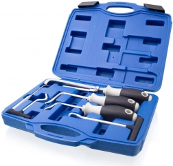 Zestaw haków do demontażu uszczelek i o-ringów w walizce – 6-częściowy