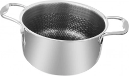 Garnek ze stali nierdzewnej COOKCELL 26 cm, 7 l z powłoką nieprzywierającą