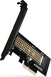 AXAGON wewnętrzny adapter PCIe x4 dla NVMe M.2 SSD (M‑key), standardowy i low profile