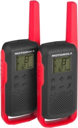 Motorola Talkabout T62 PMR446 krótkofalówki, czerwono-czarne