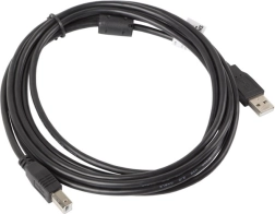Kabel USB 2.0 AM-BM 3M Lanberg czarny