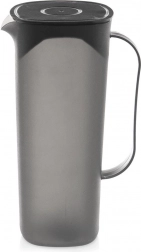 Plastowy dzbanek z pokrywką 1,8 l – czarny