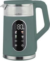 Czajnik elektryczny z regulacją temperatury 1,7 l 2200 W zielony