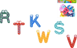 Drewniany magnetyczny alfabet