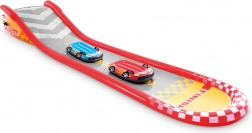 Nadmuchiwana tor wyścigowy ze zjeżdżalnią i pływakami