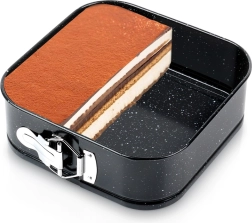 Granitowa rozkładana kwadratowa forma do pieczenia 20 × 20 × 6,8 cm