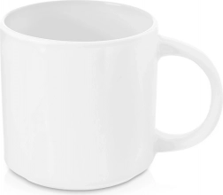 Porcelanowy kubek MONA 330 ml – biały, druga jakość