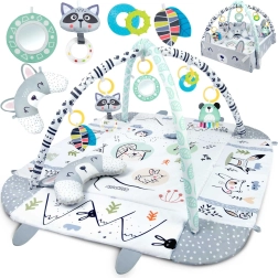 Interaktywna edukacyjna mata do zabawy 3w1 RICOKIDS Króliczek 110 × 100 cm