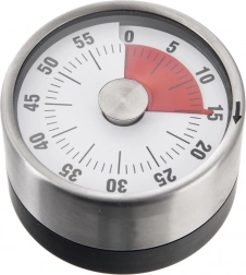 Analogowy minutnik kuchenny z magnesem 6 cm