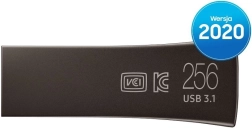 Pendrive samsung bar plus usb 3.1 256 gb tytanowy szary