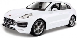 Porsche Macan model samochodu Bburago 1:24 w białym kolorze