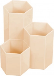 Różowy organizer na pędzle do makijażu