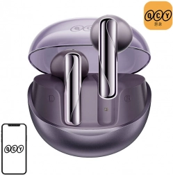 Bezprzewodowe słuchawki TWS QCY AilyBuds Clear T32 – Fioletowy