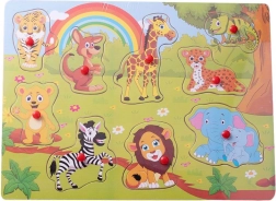 Puzzle dla dzieci Dzikie zwierzęta