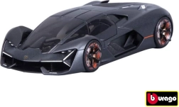 Metalowy samochodzik Bburago 1:24 Lamborghini Terzo Millennio szary