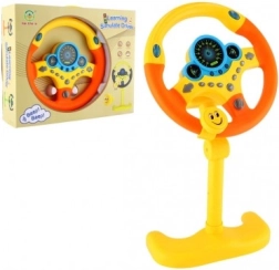 Dziecięca interaktywna kierownica z dźwiękiem i światłem