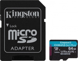 Karta microSD 64GB Canvas Go! Plus z adapterem