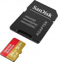Karta pamięci SanDisk Extreme microSDXC 64GB