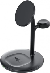 MagScape magnetyczna bezprzewodowa ładowarka 3w1 MagSafe czarna