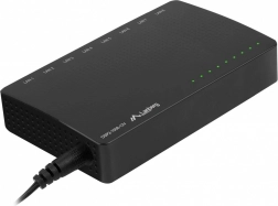 Lanberg gigabitowy switch 8‑portowy DSP2 z zasilaniem 12 V