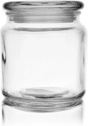 Szklany pojemnik na żywność 580 ml z pokrywką