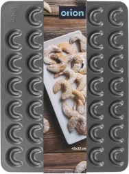 Forma do rogalików z blachy węglowej 42 × 32 cm