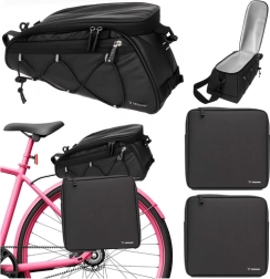 Wodoodporne sakwy rowerowe TRIZAND 3 szt. z funkcją termiczną