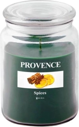 Świeca zapachowa w szkle PROVENCE przyprawy 95 godzin
