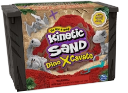 Kinetic Sand Dino X-Cavate – zestaw wykopaliskowy ze szkieletem dinozaura i akcesoriami