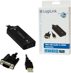 Konwerter VGA na HDMI z dźwiękiem