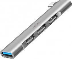 Elegancki HUB USB-C z 1x USB-A 3.0 i 3x USB-A 2.0