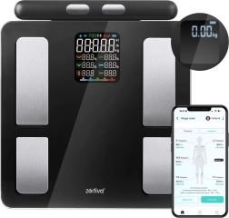 Zortiva Smart Premium analityczna waga osobowa z Bluetooth i uchwytem