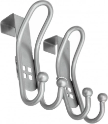 Podwójny haczyk na drzwi ze stali nierdzewnej, 2 szt.