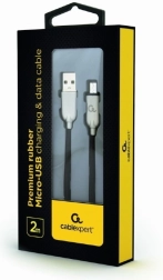 Kabel Micro USB 2 m czarny