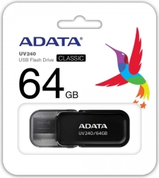 Pamięć flash ADATA UV240 64 GB USB 2.0 czarny