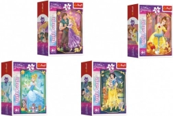 Mini puzzle DISNEY PRINCESS 54 elementów – 4 motywy