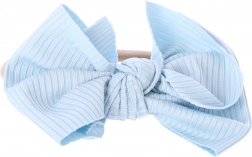 Dziecięca opaska z kokardką – niebieska
