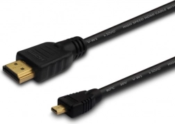 Kabel HDMI do micro HDMI 1 m czarny